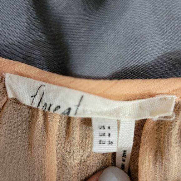 Anthropologie floreat calla lace up blouse - Picture 6 of 11